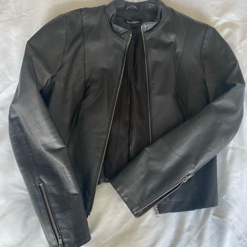 Le Château Vintage Leather Jacket